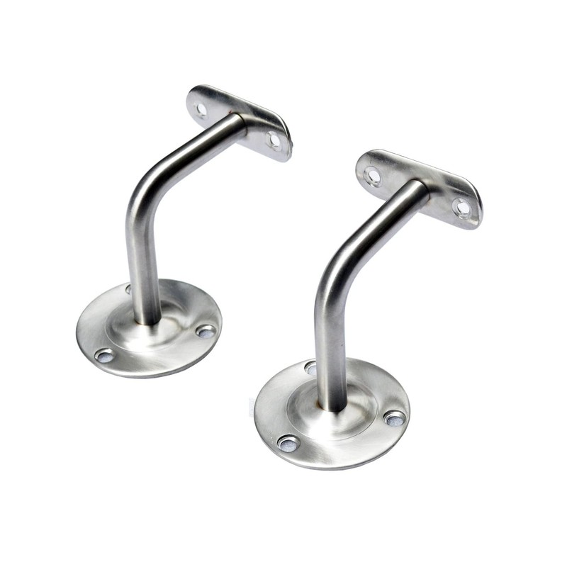DIYHD 6.6FT Indoor Staircase Handrail,Stainless Steel Bracket Wall Mount Hand