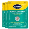Dr. Scholls Ultra Exfoliating Foot Peel Mask 3 Pack, Gently Peels and Softens Rough, Dry Skin, with Urea, 3.0 Count 1 Pair                            