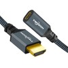 Twozoh Full Size to Micro HDMI Adapter, Supports 3D/4K 1080p