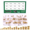 Keadic Pack of 110 M2 M3 M4 M5 M6 Brass