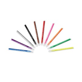 BIC BICBKCM10AST Medium Point Coloring Markers Assorted Color Pack of 10