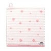 Koupen-chan KOUPENCHAN 53-0081080 Wash Towel, Pink, Pile, Border, Clover, Fluffy,