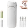 4 in 1 Travel Bottle Refillable Compression Container with Lock,