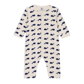 Petit Bateau Unisex Baby Long Sleeve Footless Pyjamas, Montelimar/Medieval