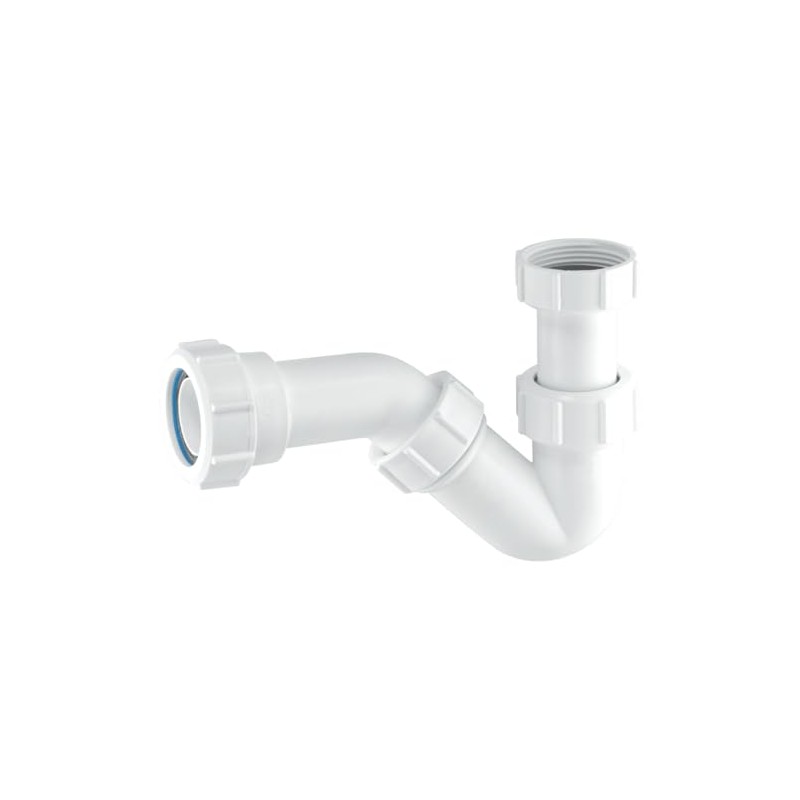 Mcalpine Bt1 Adjustable Inlet Tubular Swivel 'P' Trap (19Mm Seal),