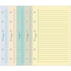 Exacompta 14243E Refill Sheets Lined for Organiser Assorted Colours