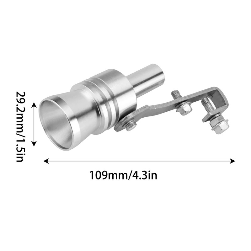 Turbo Sound - Exhaust Sound Enhancer,Car Turbine, Exhaust Muffler Pipe,