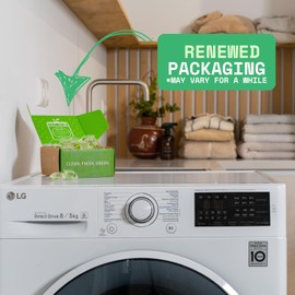 Greenseedz Eco Friendly Laundry Detergent Pods, 128 Pacs, Powerful Stain And Odor Removal, Skin Friendly, Rainforest Fresh Scent, Biodegradable and HE Compatible