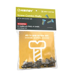 HISINGY Drone Screw Pack Kit for Firefly Collection,M1.64（6pcs),st1.44（4pcs),st1.24（4pcs),Screws Replacement,Screws Repair Parts,Drone Accessories