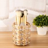 Feyarl Crystal Beads Makeup Brush Holder Pen Pencil Holder Storage