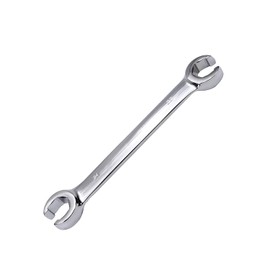 Auniwaig 22mm x 24mm Flare Nut Wrench (0.87" x 0.94") Metric Double Open End Geardrive Flare Nut Wrench for Removing Replacing Nuts 1 Pcs