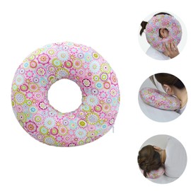 Ear Piercing Pillow，Ear Pillow with Hole Side Sleepers, Donut Pillow for Ear Piercing, pillow with a hole for ear, O-Shaped Pillow for Sleeping Guard, CNH Piercing Pillow Donut