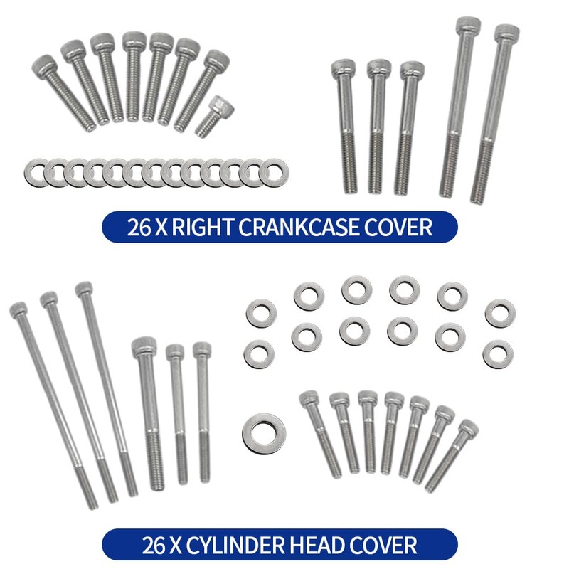400EX Stainless Steel Bolt Screw & Clutch Spring Kit Compatible