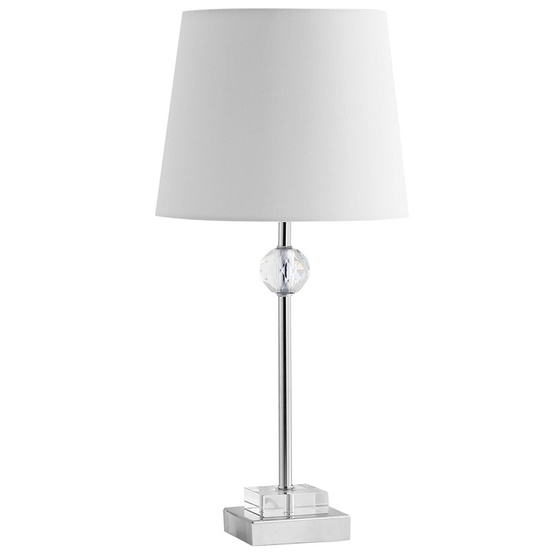 Safavieh Lighting Collection Procton Clear/Chrome 20-inch Bedroom Living Room Home