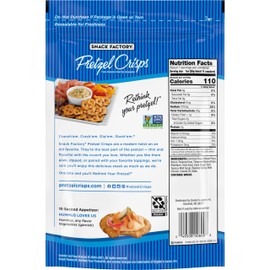 Snack Factory Pretzel Crisps, Original Flavor, 7.2 Oz Bag