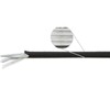 Black Bungee Cord - 10 m / 32 ft of