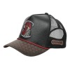 Gorra Cuadra Piel Mod.gcf25 Para Adulto