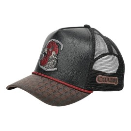 Gorra Cuadra Piel Mod.gcf25 Para Adulto