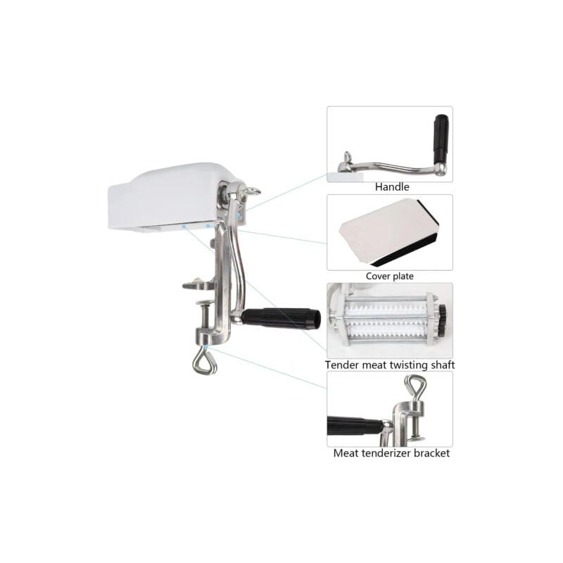 LyeXD Meat Tenderizer Cuber,Manual Meat Tenderizer Machine Steak Flatten Tool,