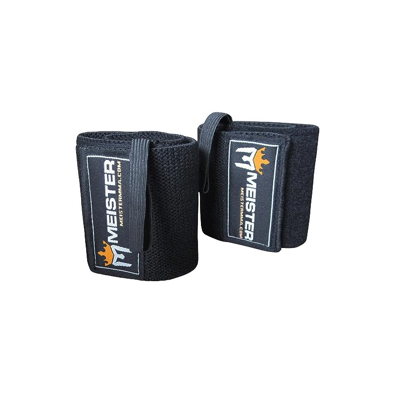 Meister Elastic Wrist Wraps with Thumb Loop - 1 Pair