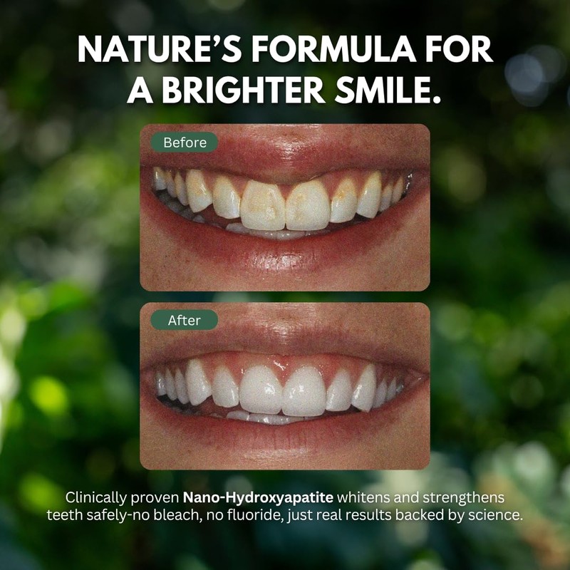 PRIMALS Fluoride-Free Toothpaste Tablets - Nano Hydroxyapatite - Zero Artificial