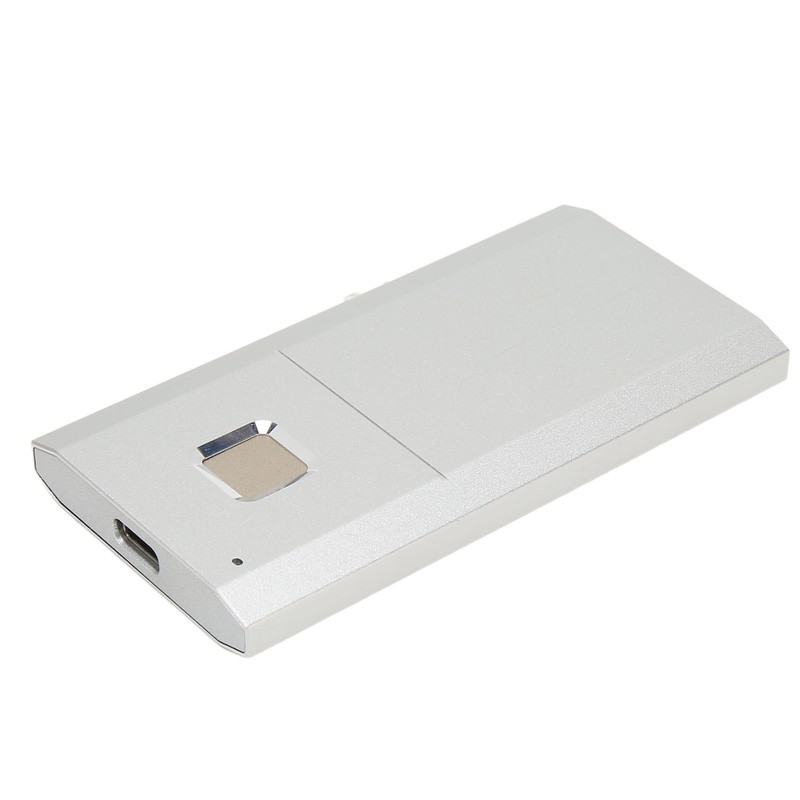 Touch Portable SSD 500GB Fingerprint High Security External SSD with