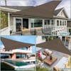 ECOOPTS Sun Shade Sail Triangle Canopy Cover for Outdoor Patio