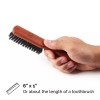 Zeus Handled Beard Brush 100% Boar Bristle Medium Firm A93