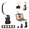 Ulanzi LED Video Light, Camera Light, Small Clip-on Mount, Stand, 3000K-7200K, 5 Color Modes, 5 Level Dimming, Eye Care, 2000mAh, Type-C Charging, Distribution Light, Computer Light, Online Use, Auxiliary Lighting, Zoom Web Conferencing, Youtube TikTok V