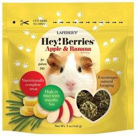 LAFEBER'S Hey!Berries for Guinea Pigs 5 oz (Natural Apple and Banana Flavoring)