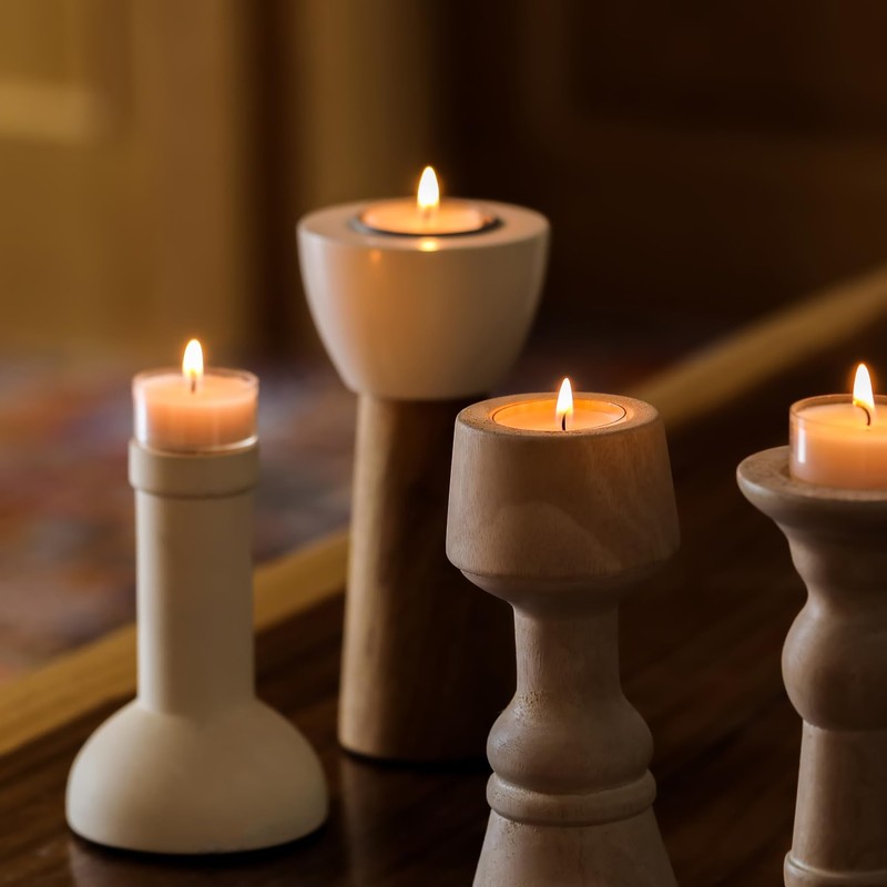 Tealight Candles, Giant 100,200,300 Bulk Packs, 4-4.5 Hrs White Unscented