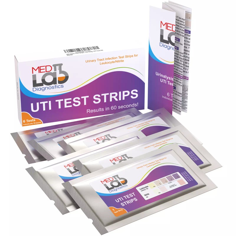 Med Lab Diagnostics UTI Test Strips for Urinary Tract Infection(6