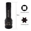 JEUCLEL T70 Torx Star 6 Point Impact Bit Socket, T70