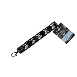 Pro Specialties Group UFC UFC Unisex ufc wristlet lanyard ultiman blackout, Black, One Size