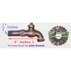 Taiwan Decorative Solid Brass Dachshund/Dog Garden Outdoor Faucet