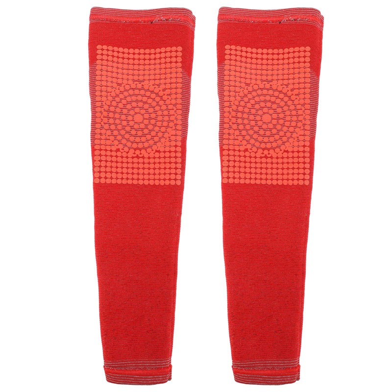 2pcs Compression Knee Brace Breathable Warm Natural Heating Lightweight Portable