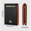 akddivve Men's RFID Blocking Wallet Short Tri-Fold Design Anti-Theft Card