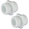 fiXte Plastic Washing Machine Dish Washer Inlet Hose Connector 3/4"