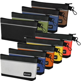TICONN Tool Pouches with Zipper, 1680D Oxford Small Tool Bags, Waterproof Utility Bag Zipper Pouch for Tool Organizers and Storage (9 Pack Medium)