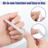 12 Pcs Metal Nail Files, Fingernail Files 3.6’’ Stainless Steel