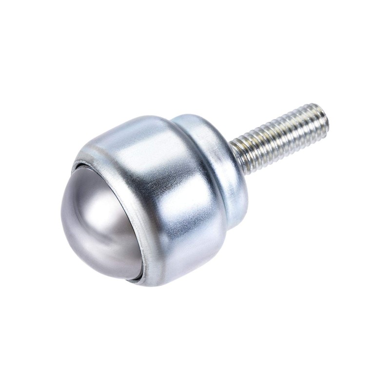 sourcing map Ball Transfer Bearing Unit 24mm 66Lbs Carbon Steel