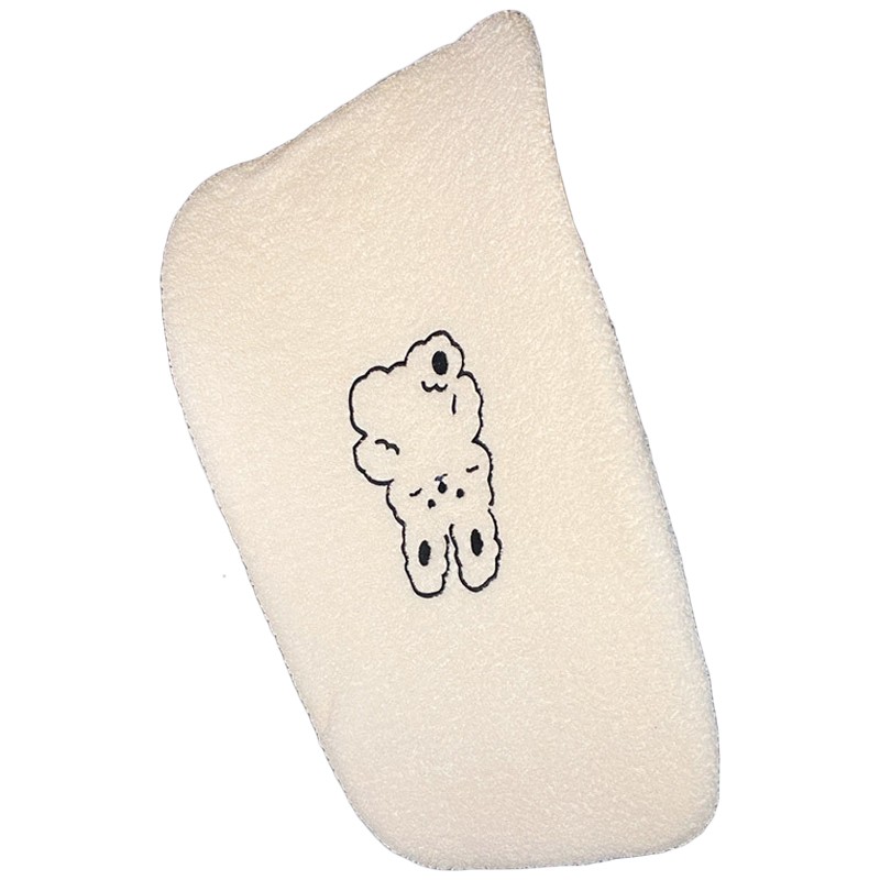 Car Back Support Cute Cartoon Style Skin Friendly Berber Fleece