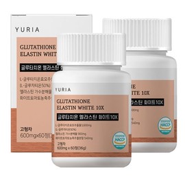 [Yuria] Glutathione Elastin White (600mg x 60 tablets x 1 box) / [유리아] 글루타치온 엘라스틴 화이트(600mg x 60정 x 1박스)