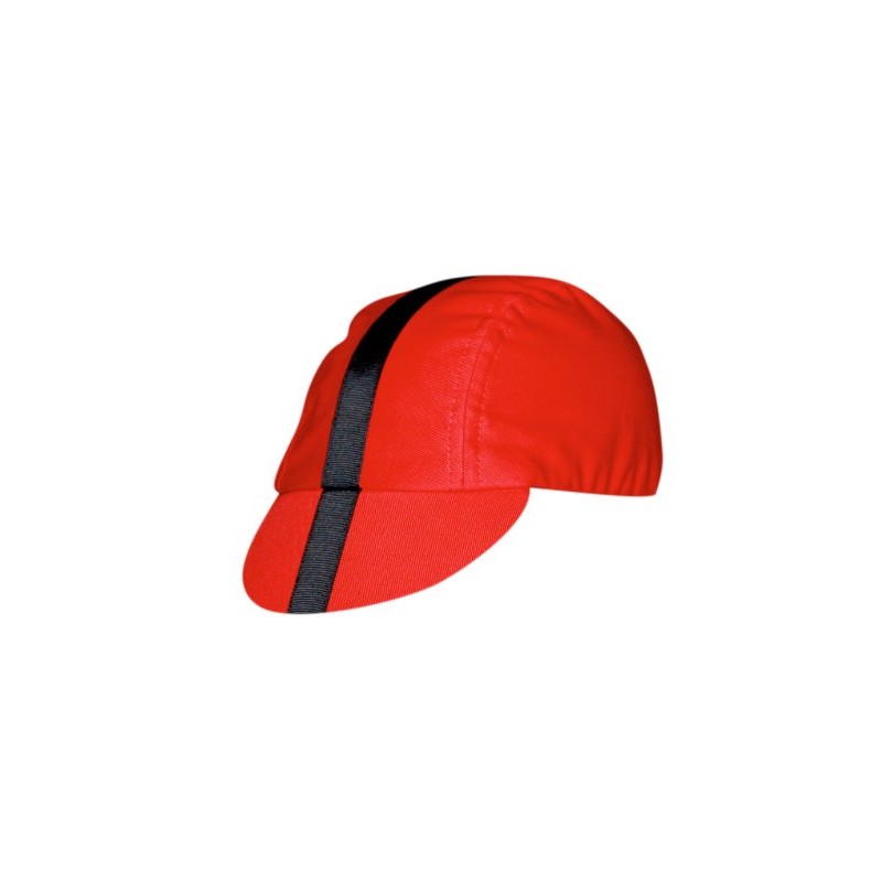 Pace Classic Cycling Cap (Red with Black)
