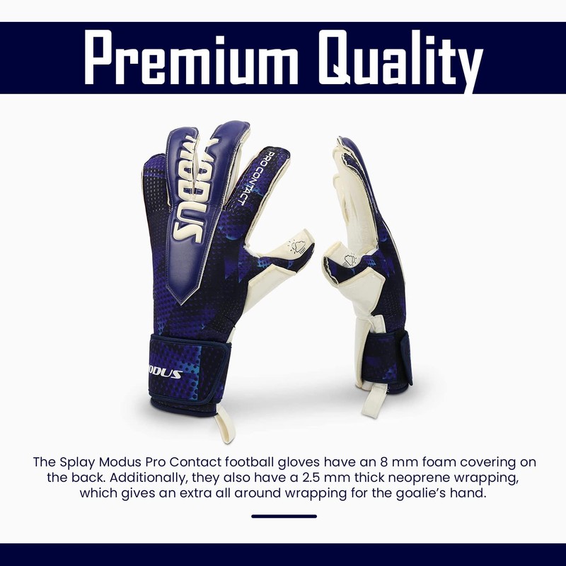 MODUS Pro Contact Goalkeeper Gloves | Goalie Goalkeeper Glove |