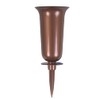 BURI Grave Vase Copper Cemetery Vase Grave Decoration Grave Decoration