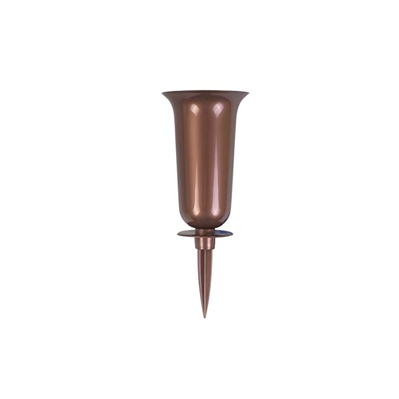 BURI Grave Vase Copper Cemetery Vase Grave Decoration Grave Decoration