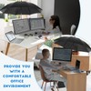Nuanchu 2 Pcs Adjustable Office Desk Shade and Cubicle Shade