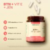 Vitamina E Biotina Pura Con 200 Capsulas Vitalbotanics