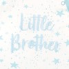 Harry Bear Baby Sleepsuit Little Brother White 0-3 Months